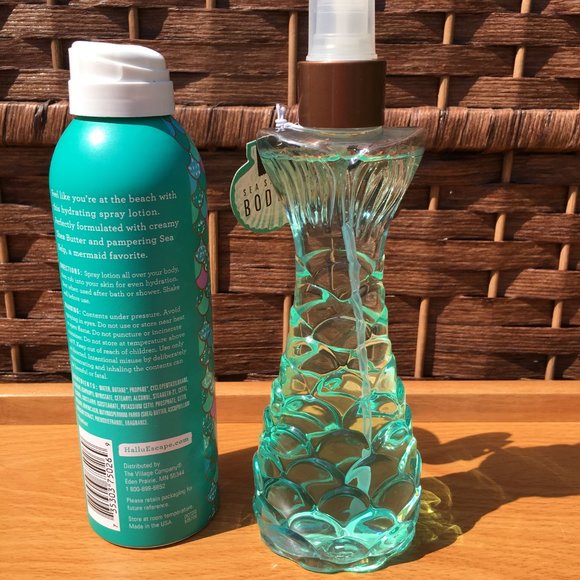 Hallu Mermaid Sea Salt Citrus Lot of lotion and body Mist.  NWT - Picture 5 of 7